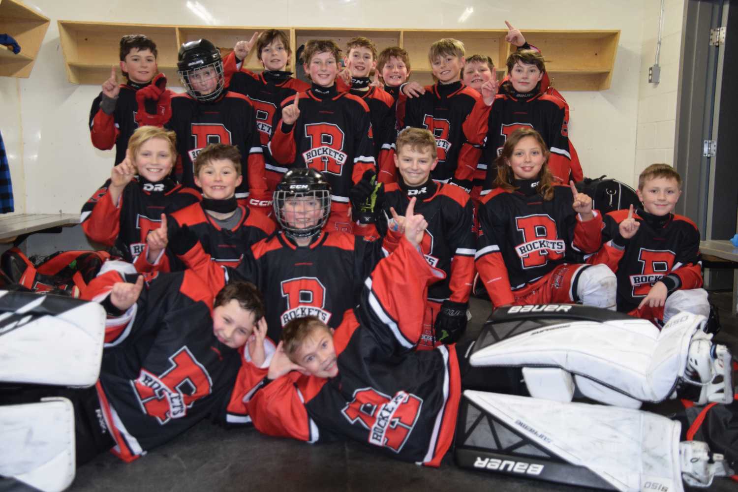 The Redvers Rockets U11 team is one of many teams that uses the Redvers arena.